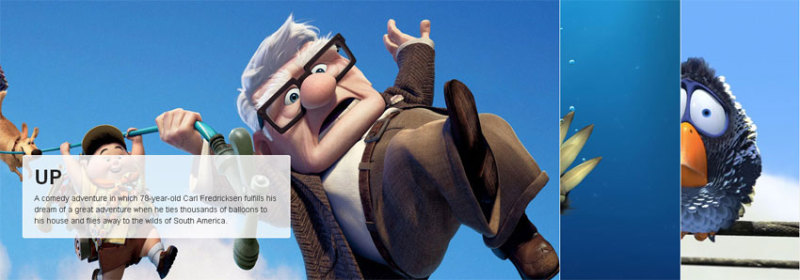 jquery宽屏图片重叠的幻灯片(图1) jquery宽屏图片重叠的幻灯片(图1)